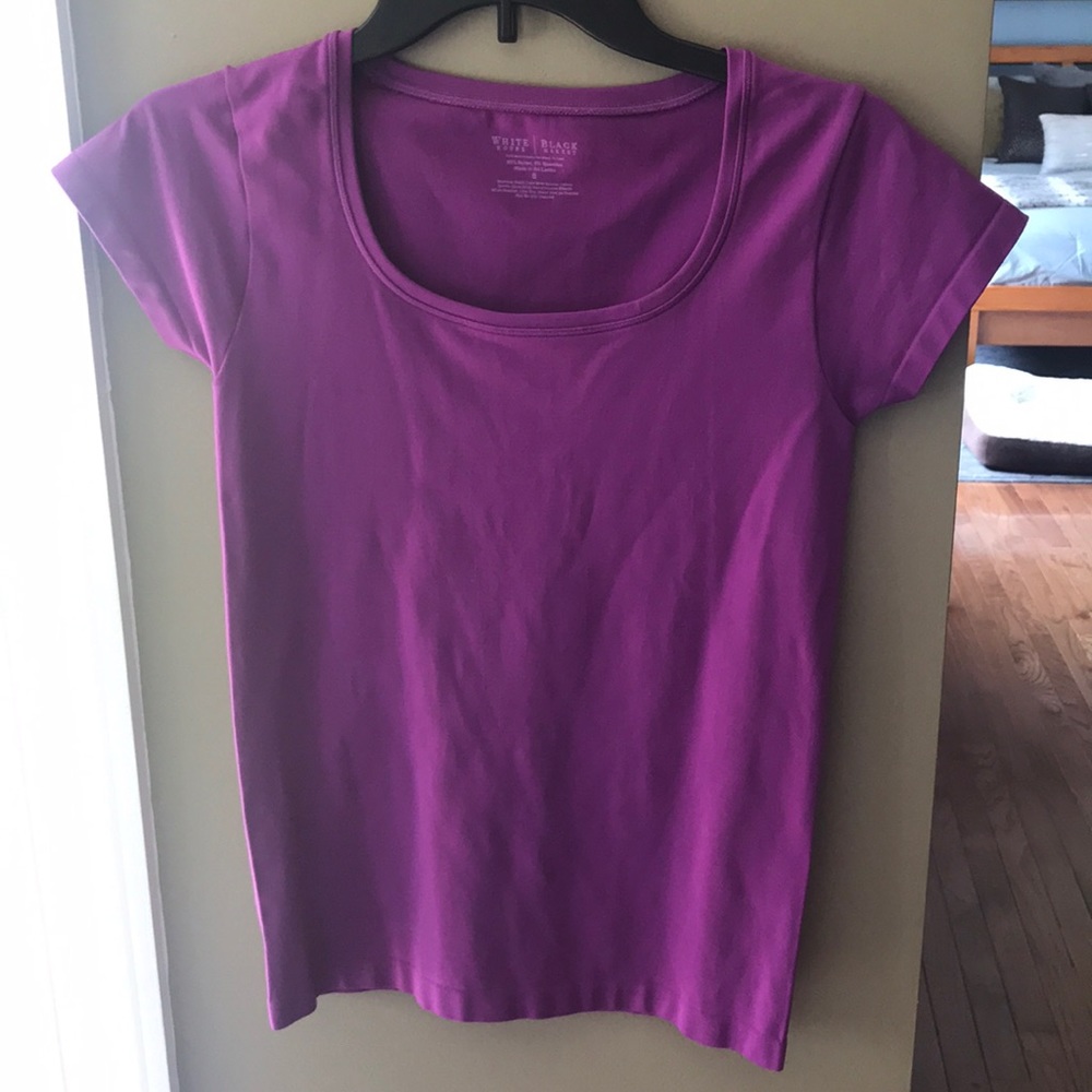 Simple purple top